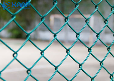 কাস্টমাইজড অস্থায়ী চেইন লিঙ্ক বেড়া সবুজ রঙের ব্যয় কার্যকর ISO9001 এসজিএস অনুমোদন